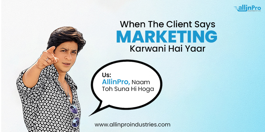 allinpro_'s tweet photo. Marketing Ki Zimmedari Aap Hamare Upar Chhod Do, AllinPro Hai Na!
Hit Us Up on DMs for More Details!

https://t.co/S7Jl9rlXoJ
Contact us: 9313132789

#AllinProIndustries #BusinessGrowth #ContentMarketing #DigitalMarketing #srkfans #MarketingLife #SRKonIdeasOfIndia https://t.co/BiCHMRVM5S