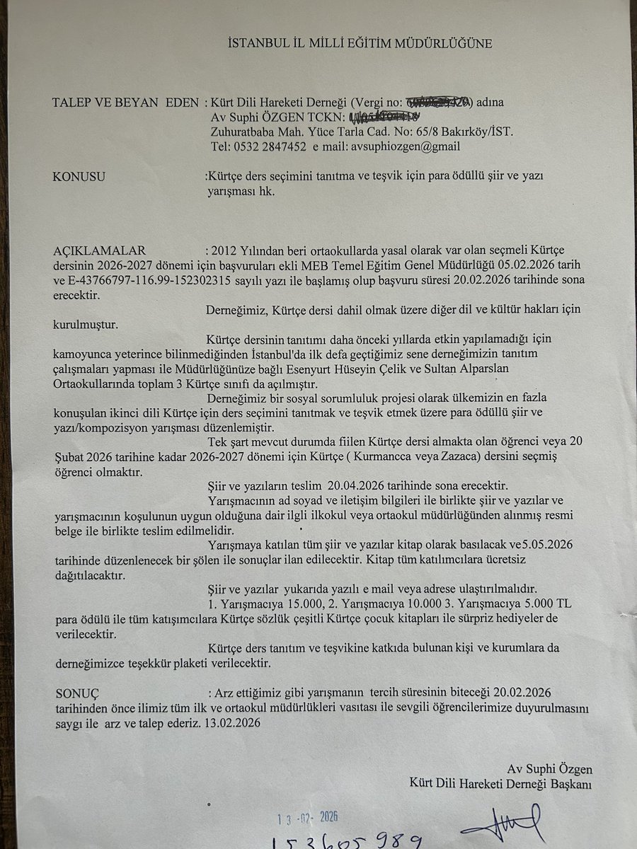 avsuphiozgen's tweet photo. Ji kerema xwe agahîya pêşbirka me bigihîjînin zarokan û raya giştî

Kürtçe şiir ve yazı yarışma haberimizi çocuklar ve kamuoyuna ulaştırır mısınız https://t.co/TG1BvvefGU