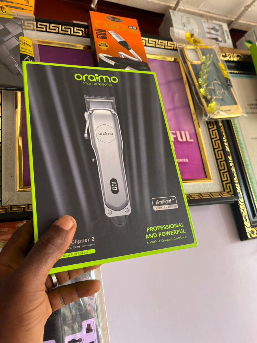 TheSuccessful_C's tweet photo. Say no to public clippers, get your new Oraimo Smart clipper and rejuvenate! 

#TheSuccessfulConcepts
#YourFavGadgetLord
#AlwaysReadyToServeYouBetter
✅🔌💯 https://t.co/8Lp1uTVf1w