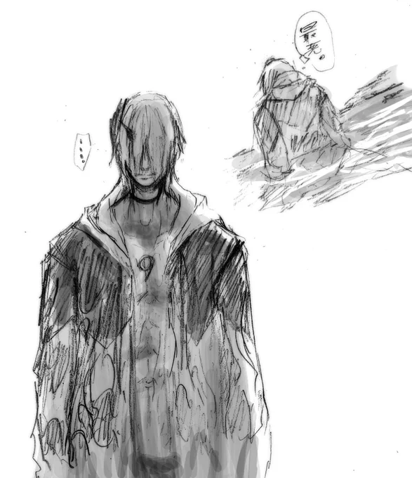 落書き羅刹  #イラスト  #あったか荘_おすそわけ 
雨の中で戦ったり川で戦ったりしてるから、ずぶ濡れで帰ることも屡々 