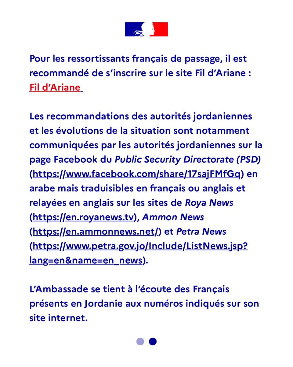 France en Jordanie 🇫🇷 tweet media