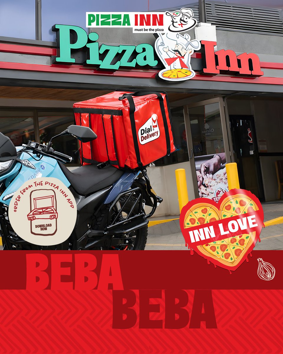 PizzaInnKenya's tweet image. Sio lazima utembee 😮‍💨 90 Bob Express iko on 
Yaani delivery ya Pizza ni 90 bob tu on the Pizza Inn Delivery App!

Wewe chill, sisi tunakam

#InnLove #MustBeThePizza