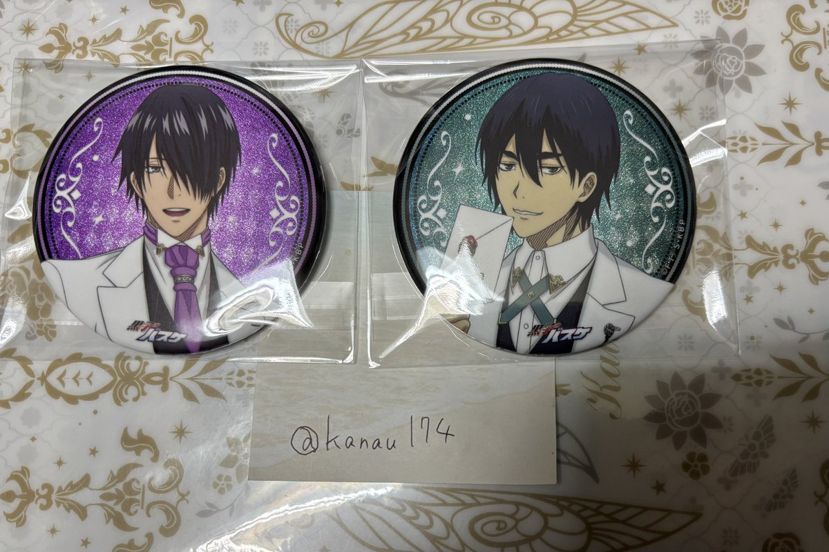 グリッター缶バッジ