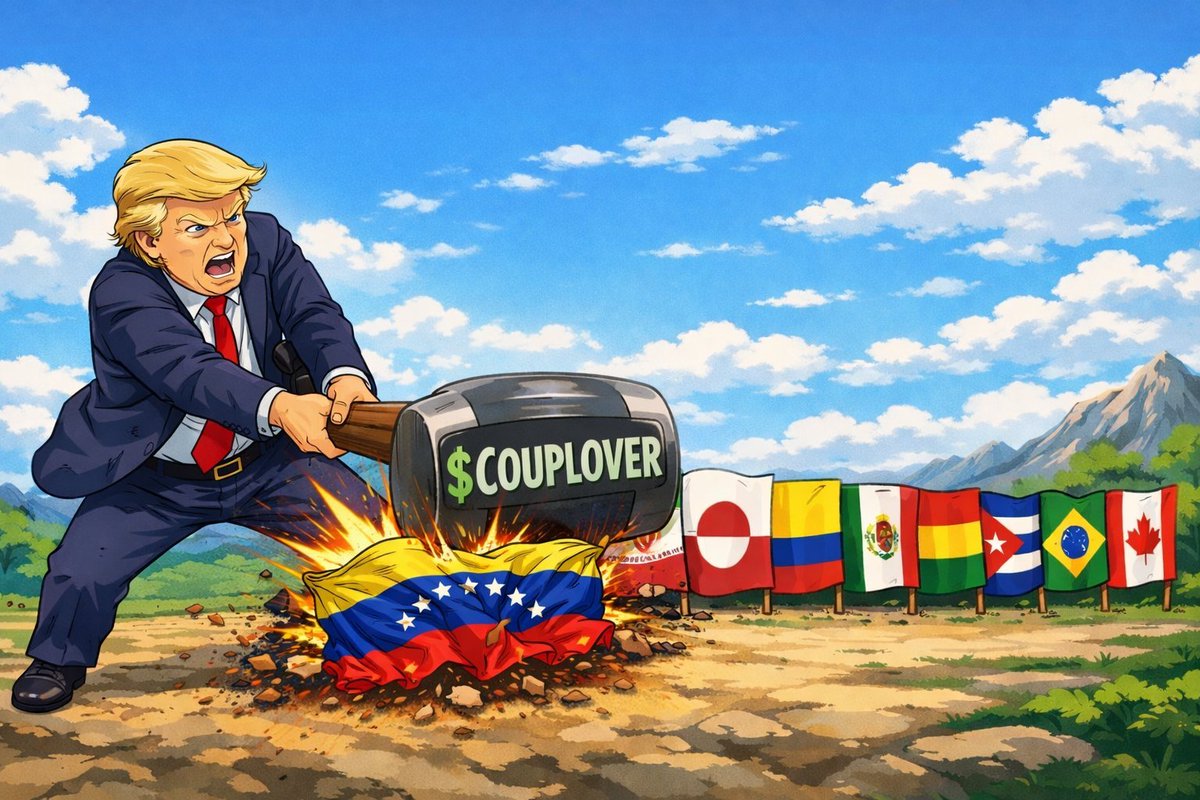CoupLoverTrump's tweet photo. Looking for war #Meta ??? 
Here you have found unique ticker $CoupLover Trump Token

8wFeGKUnFA8RnVYc12T9L67wKQKbGkp9gQYrUEd3pump

Bonding at almost 25 percent

10 k mcap graduation

$CoupLover Trump Token

While Trump is making now biggest coup attempt against Iran

Let's we make biggest coup attempt in the crypto arena!