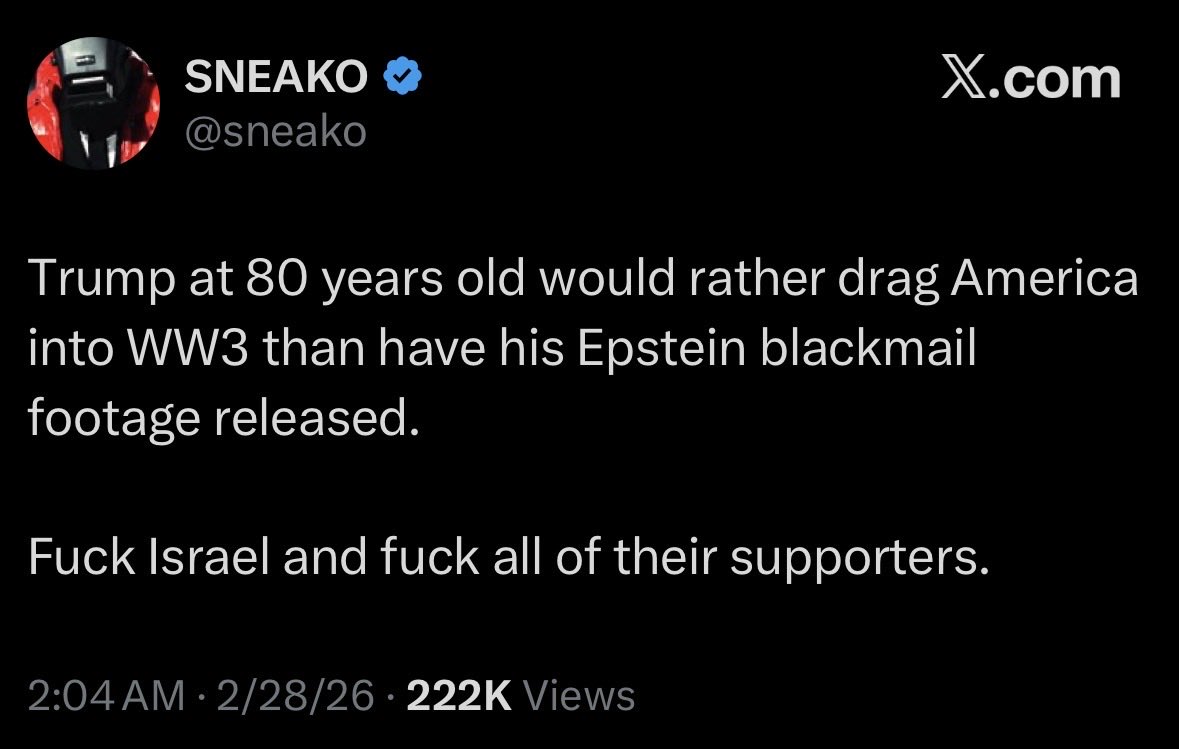 If there were “blackmail footage” of Trump, he wouldn’t be doing this.

They can’t even keep their talking points straight at this point. It’s just brain-rot scrabble.