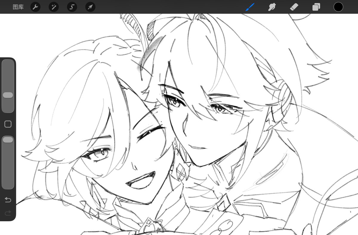 CremainsG's tweet photo. Zombies ate my brain, so I can only draw two expressions: - and ▽ https://t.co/bGfXbKglTG