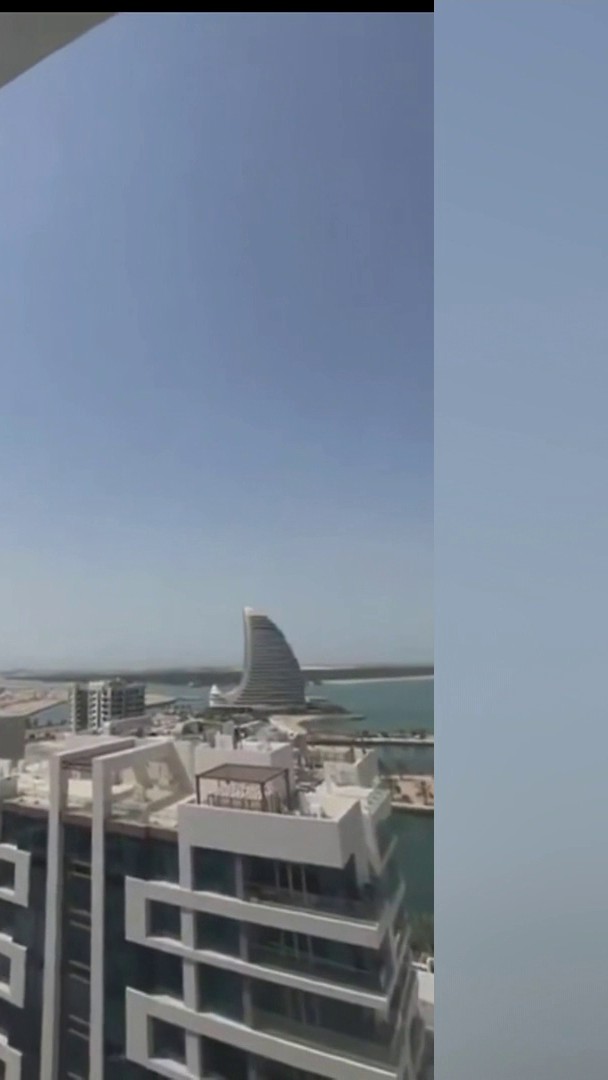 صور متداولة للانفجارات في أبوظبي. قناة العربية 