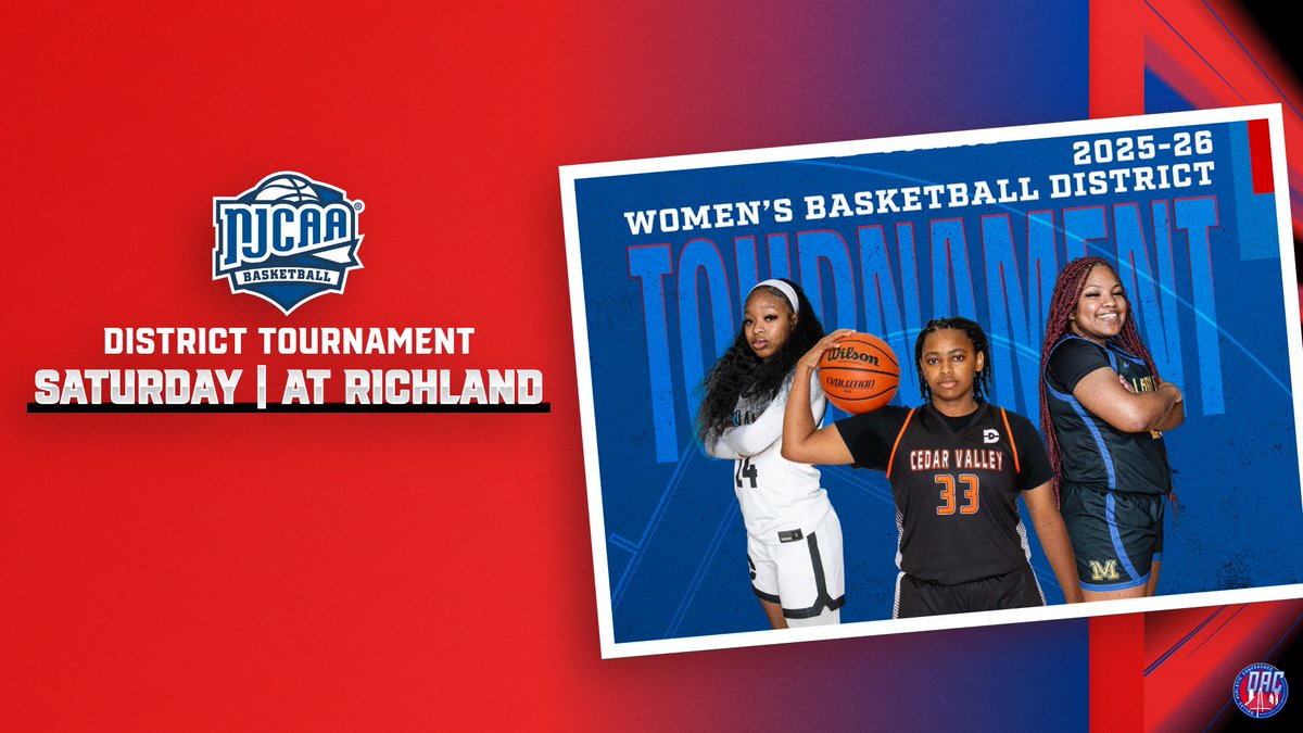🏆 𝐂𝐡𝐚𝐦𝐩𝐢𝐨𝐧𝐬𝐡𝐢𝐩 𝐒𝐚𝐭𝐮𝐫𝐝𝐚𝐲 🏆

🏀 <a href="/mvc_womenswbb/">Dallas College - Women’s Basketball</a> (6-13) at No. 13 <a href="/RichlandWBB/">Richland Thunderducks Women's Basketball</a> (9-10) 
🕛 Noon
📺 dacsportsnetwork.com/events/2026-wb…
🏟️ Dallas College Richland 

#NJCAABasketball | #DACHoops