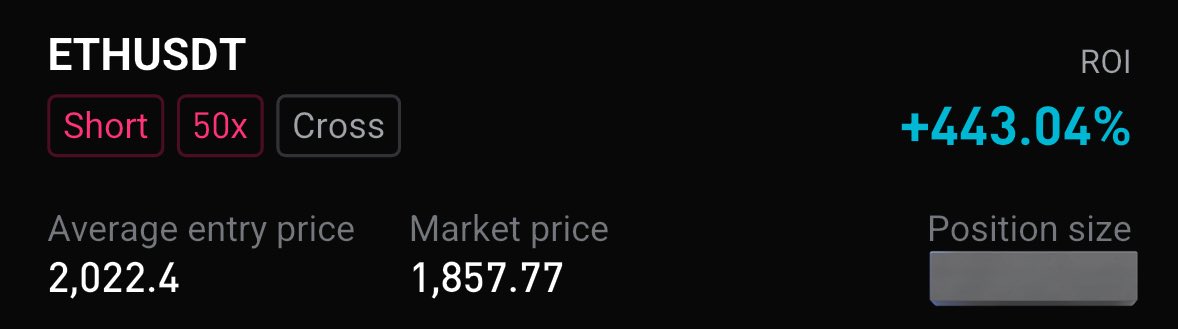 ABD ve iran arasında çıkan gerginliği fırsata çevirdim.. Ethereum short pozisyon taşımaya devam ediyorum nasıl olacak bakalım