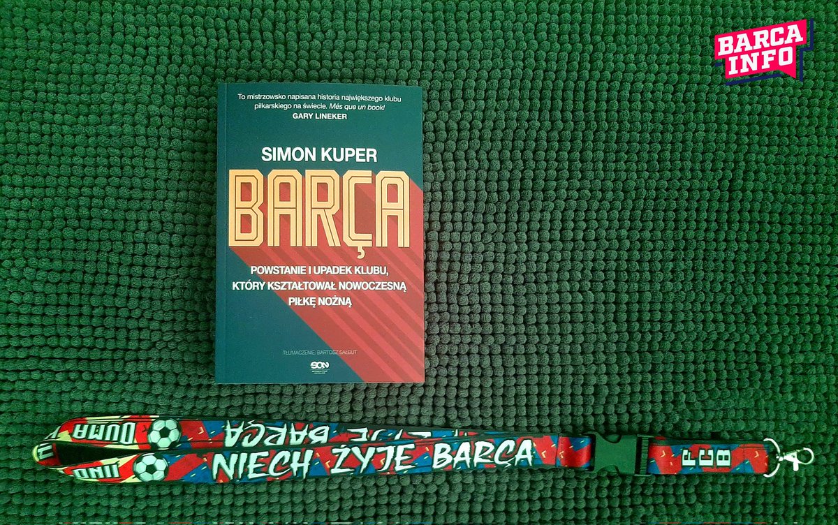 _BarcaInfo's tweet photo. 🎁 𝐊𝐎𝐍𝐊𝐔𝐑𝐒 🎁 

💥 Dziś do wygrania książka i smycz FC Barcelony! 📚 

👉 Jeśli chcesz wziąć udział to warunki konkursu są następujące:  

✅ Zaobserwuj profil @_BarcaInfo 
❤️ Polub Tweeta 
🔃 RT 
💬 Komentarz 

ℹ️ Dziś po meczu zostanie wylosowana jedna osoba do której trafi nagroda! 🫡

#konkurs 🔵🔴