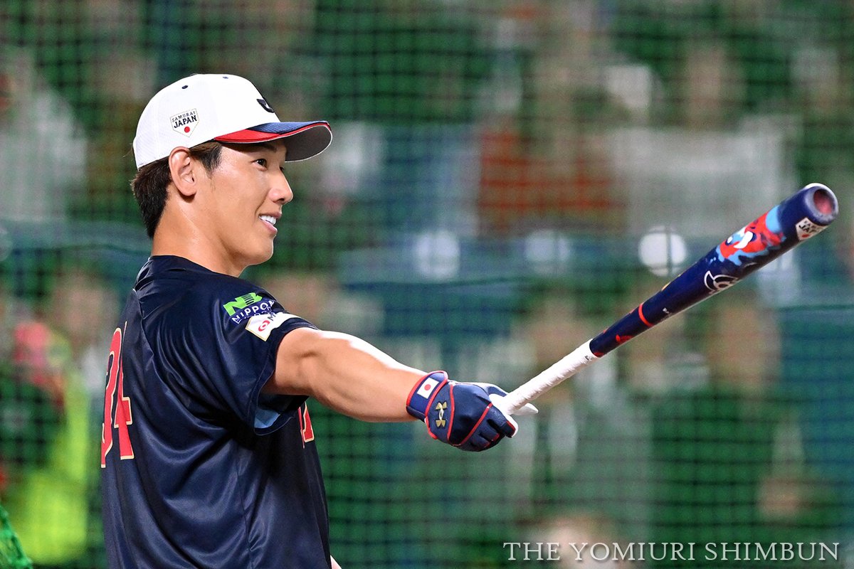 侍ジャパン】 中日との壮行試合を前に行われたフリー打撃。#吉田正尚