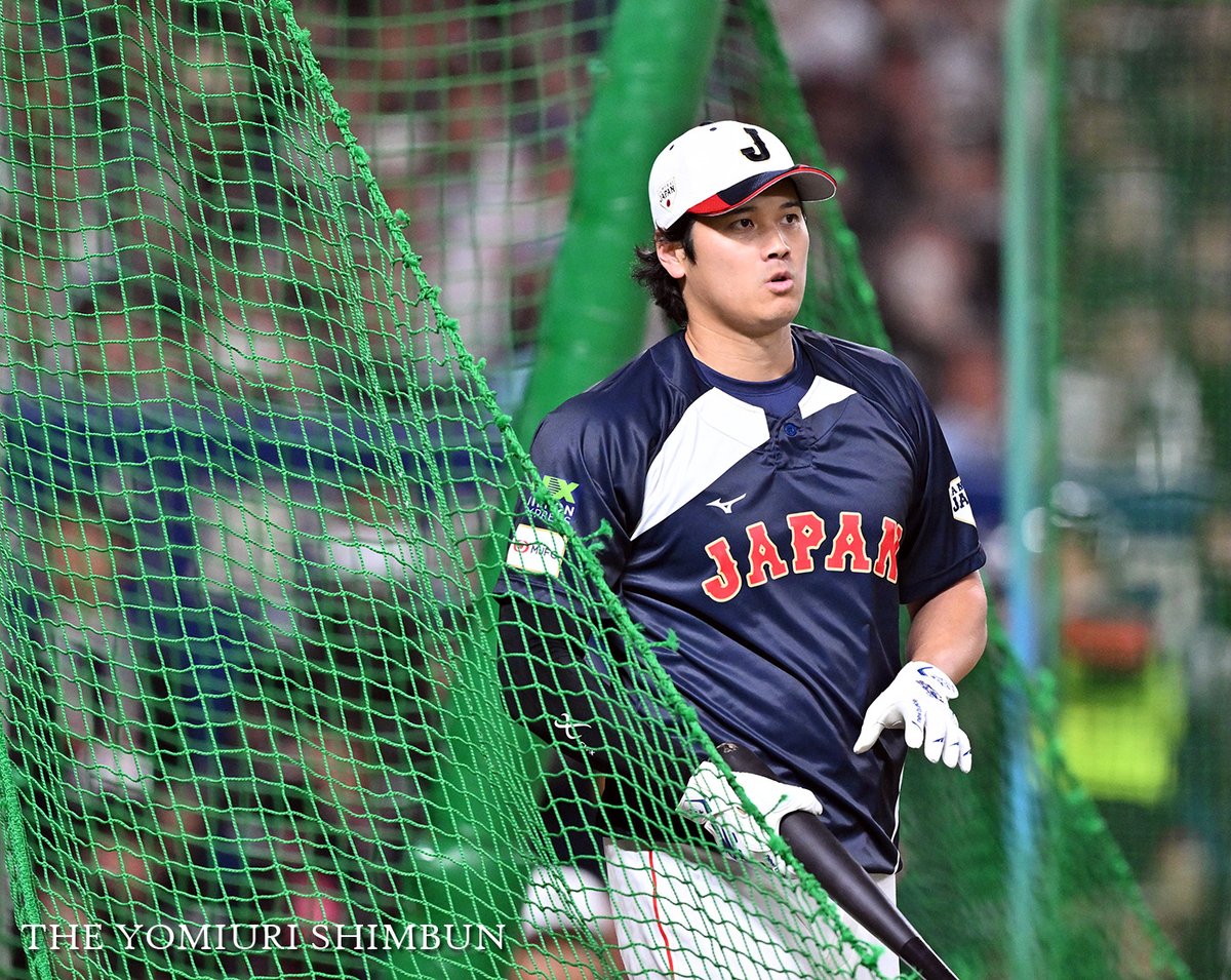 侍ジャパン】 中日との壮行試合を前に行われたフリー打撃。#吉田正尚