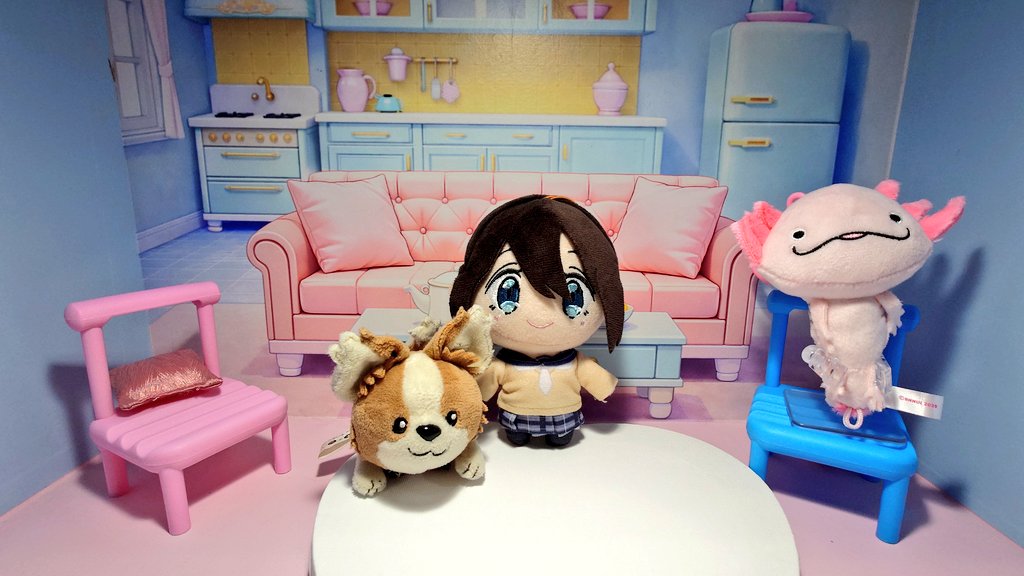 🐶\ﾜﾌｯ/ #ゆるキャン #斉藤恵那 #ちくわ