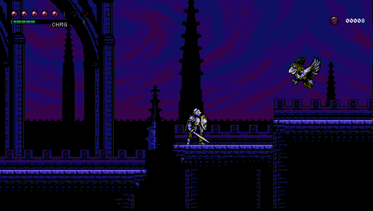 mogeldev's tweet photo. Working on a 8BIT action side scroller game called DARKSEAL.
Inspired by Castlevania, Rastan and Rygar. With a little bit of Souls thrown in.
Its a very WIP and bit messy, but I'm making good progress.

#gamedev #indiegame #8BIT https://t.co/gucp3IpICK