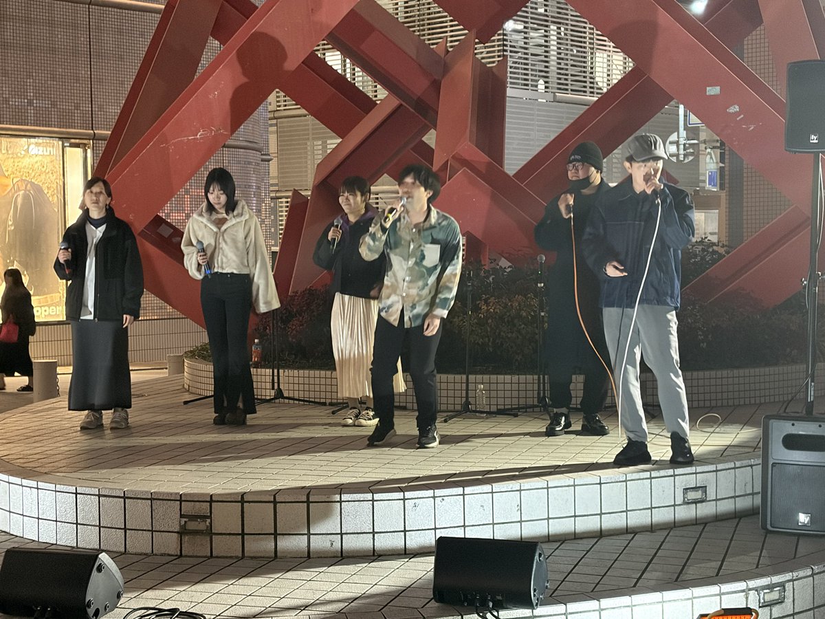 路上のアカペラナイト #路アカ tweet media