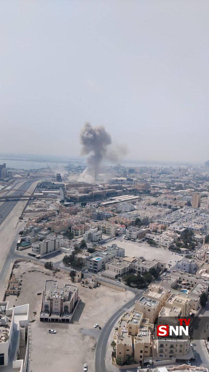 SputnikInt's tweet photo. 🚨🇺🇸 US bases in the MidEast attacked by Iranian missiles

According to Fars News, the following bases were hit:

🔸Al Udeid Air Base in Qatar

🔸Al Salem Base in Kuwait

🔸Al Dhafra Air Base in the UAE

🔸US 5th Fleet Base in Bahrain https://t.co/fwfOAPW8n9