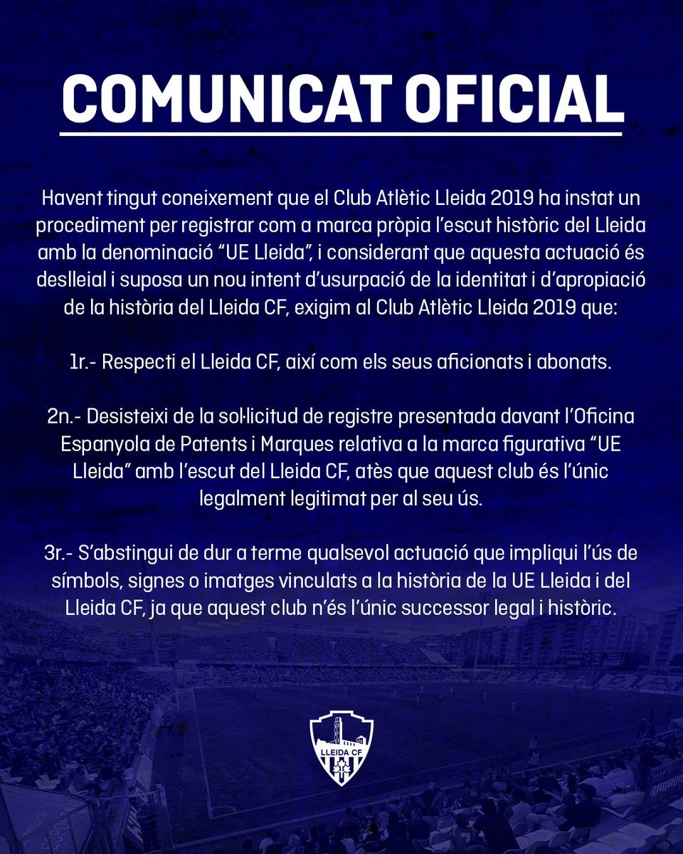Lleida CF tweet media