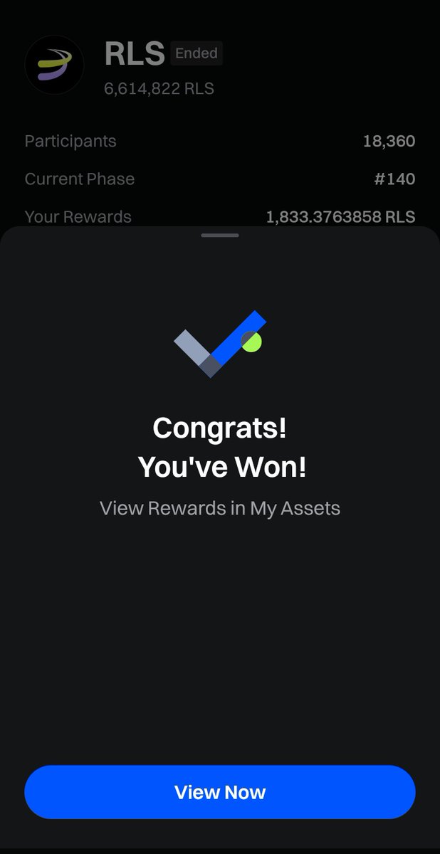 Prisdrop's tweet photo. 💰 NEW REWARD ALERT: $RLS CandyDrop on Gate io! 💰

Another successful airdrop landed! Just received my 1,833 RLS tokens from the recent Gate io CandyDrop event. 🚀✅ https://t.co/6jGOulLm9Y