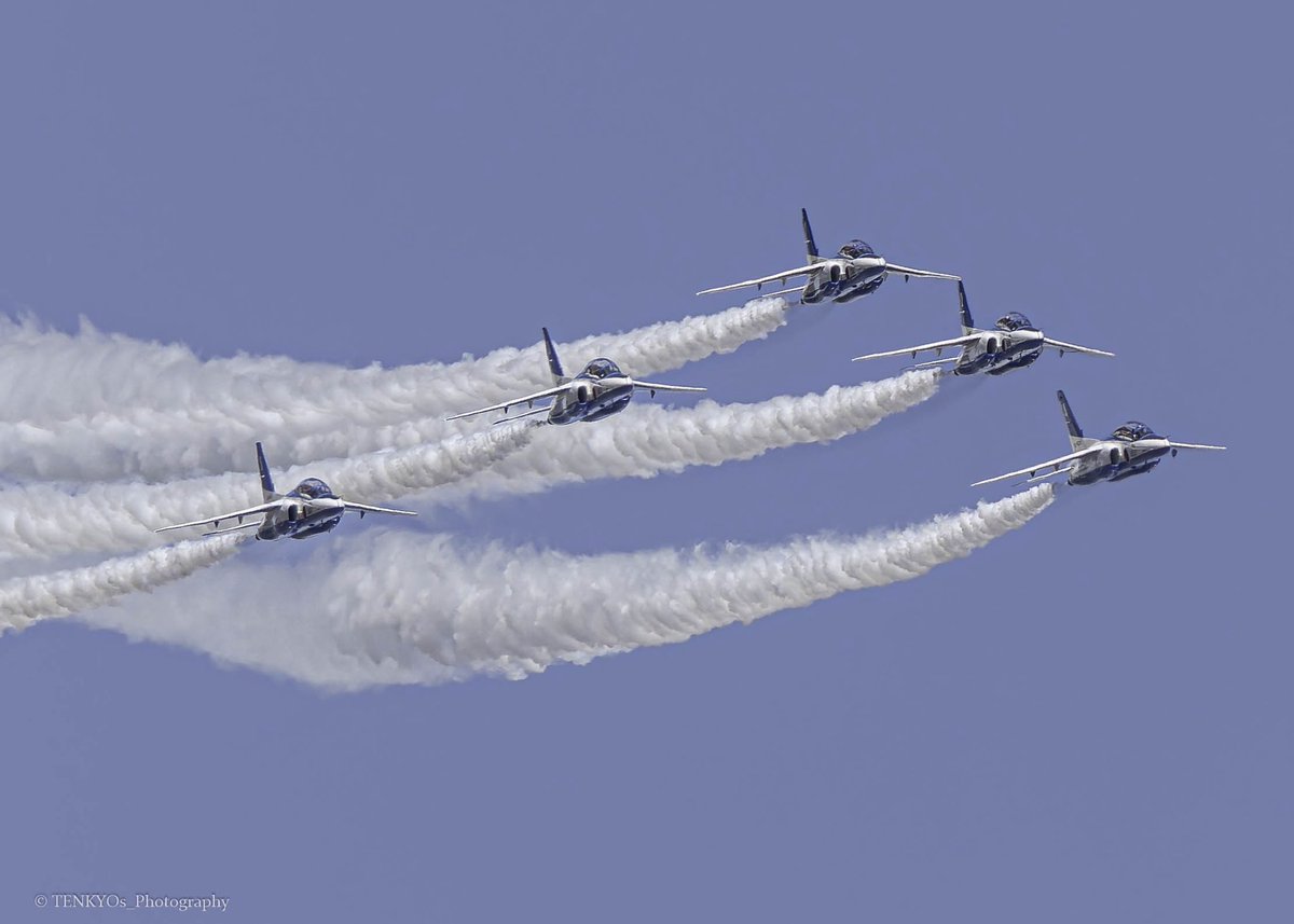 JASDF小牧基地 ブルーインパルス予行 ver,2」 2026/02/28 青空バックの