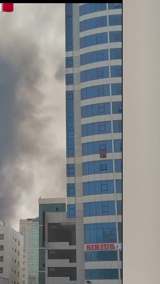 صور لانفجارات جديدة في المنامة. قناة العربية 