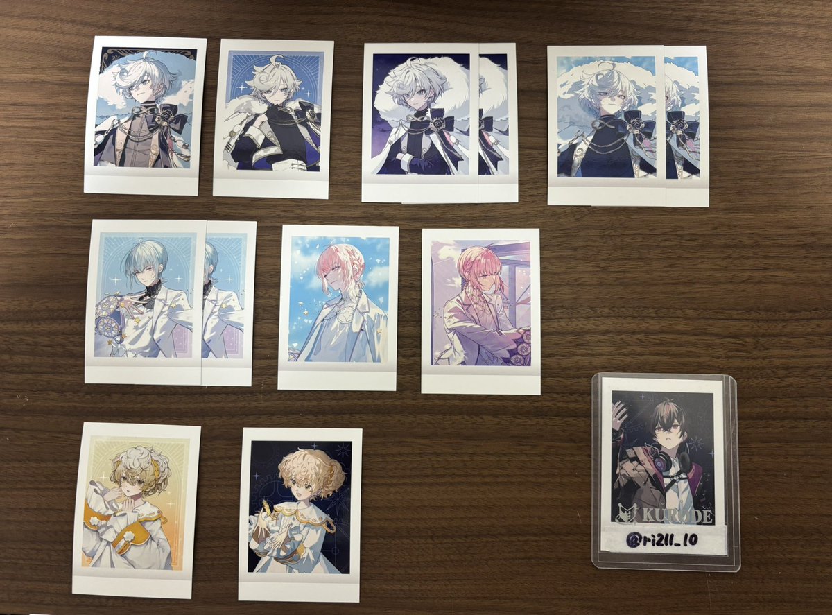 ri211_10's tweet photo. 【交換】フラガリアメモリーズ フラメモ ぱしゃこれ

求 クロード、チャコ、メロルド、プルース

譲 ハルリット リミチャ サナー ロマリシュ シエロモート クラークステラ ルタールステラ ミュンナ バドバルマ タッサム ハンギョン 

箔⇔箔のみ

郵送希望📮
検索からお気軽にお声掛けください🤲 https://t.co/x6rRz7F7aE