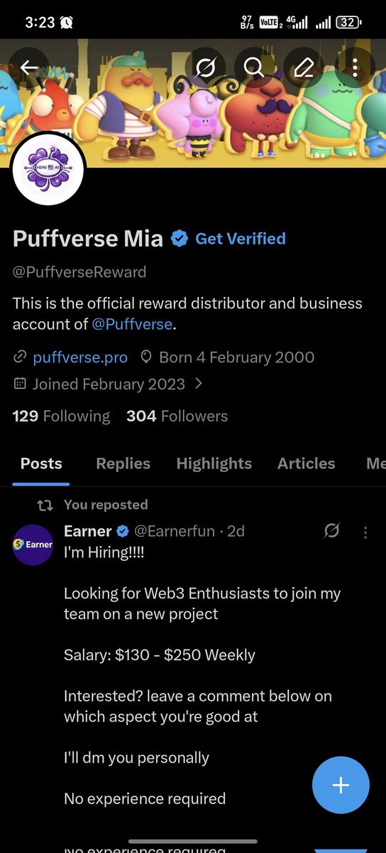 Puffverse Mia tweet media