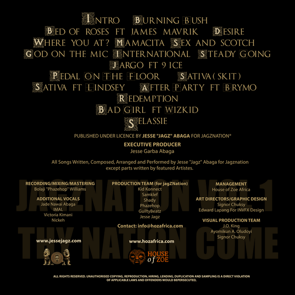 Nigerian_Hiphop's tweet photo. Jesse Jagz - Jagz Nation, Vol. 1: Thy Nation Come (2013) https://t.co/oj8E0zavd0