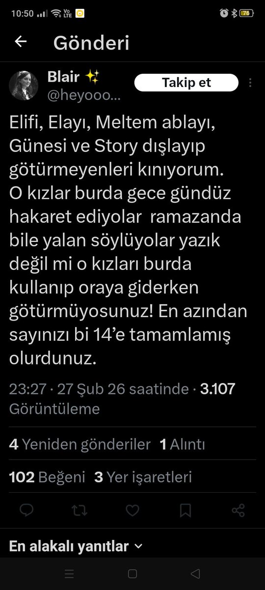 Ay kıyamam sen bizimi düşündün inan şuan domates yapan Serhat gibi oldum ahaha sen duymadın mı ya Büşralar reyting düşürmeye gitti Biz de komple dizinin fişini çekmeye gideceğiz canım merak etme sen 😉