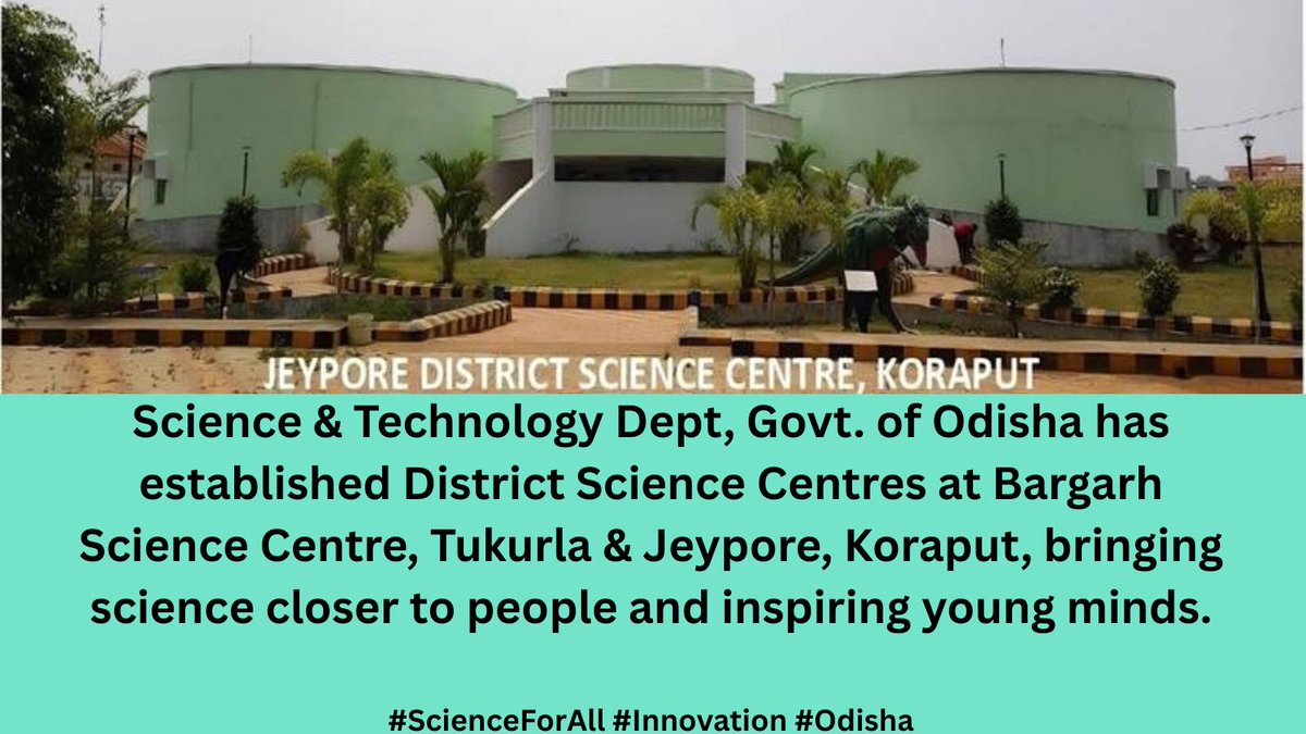 Science & Tech Dept, Odisha tweet media