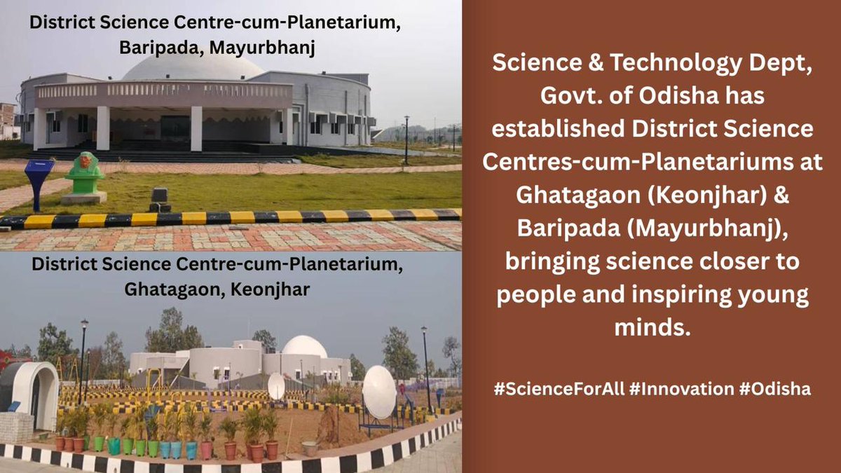 Science & Tech Dept, Odisha tweet media