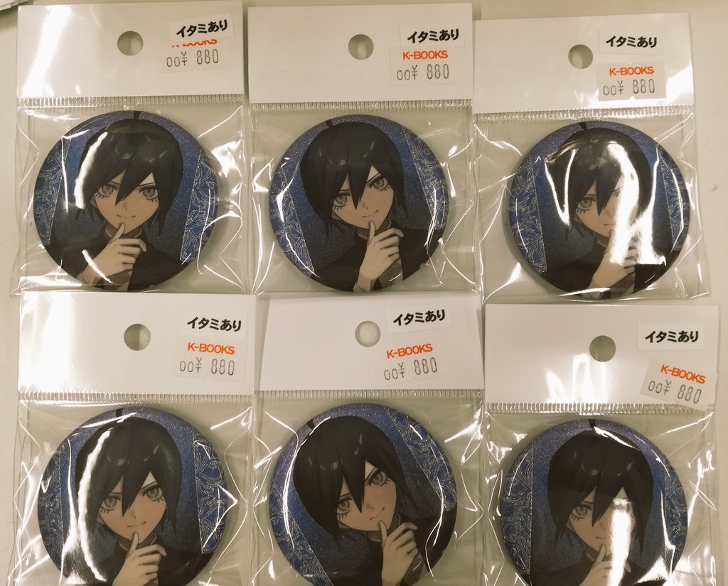 入荷情報】 ダンガンロンパ およ先生コラボ 缶バッジ 七海 最原 セレス