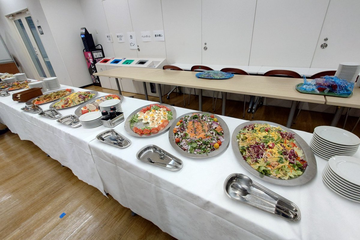 #駒澤大学 の学食の懇親会レベル高い #osc26tk