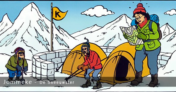 stripverhalen's tweet photo. Gobelijn zit in de problemen op de top van de Himalaya en Jommeke en zijn vrienden moeten hem ter hulp schieten.

https://t.co/6jG4fkYOYN

#Jommeke #DeSneeuwster @SU_Uitgeverij #DieterSteenhout @BerteKristof https://t.co/GSdJpPKIvG