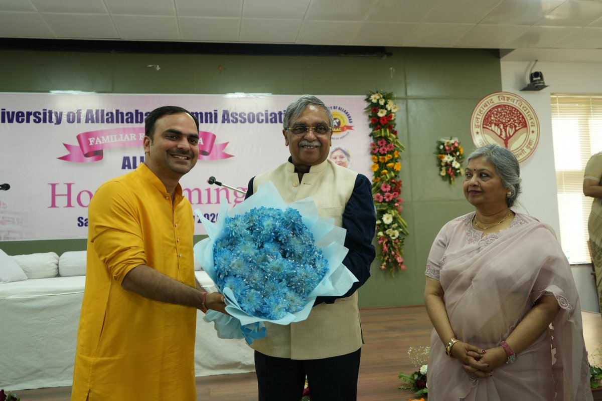 UoA_Official's tweet photo. Inaugural Ceremony | FAMILIAR FACES FIESTA 2026
University of Allahabad Alumni Association
28 February 2026
#UniversityOfAllahabad #AllahabadUniversity #AlumniMeet2026 #UoAAA #AlumniConnect #KaviSammelan
#Dastangoi #LiteraryEvening #PrayagrajEvents #UniversityEvents #Prayagraj https://t.co/tVxmOcol2n