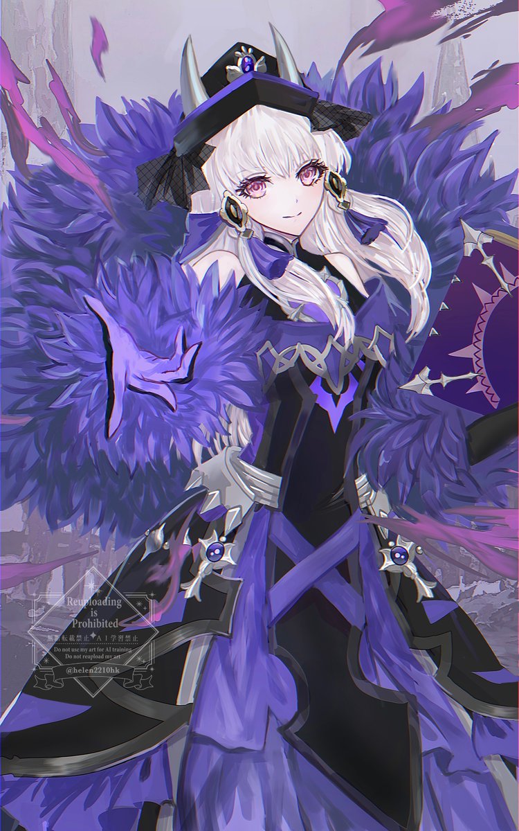 リシテアページ リシテアちゃん、お誕生日おめでとう💜🎂 神装です！ Lysithea #FE3H