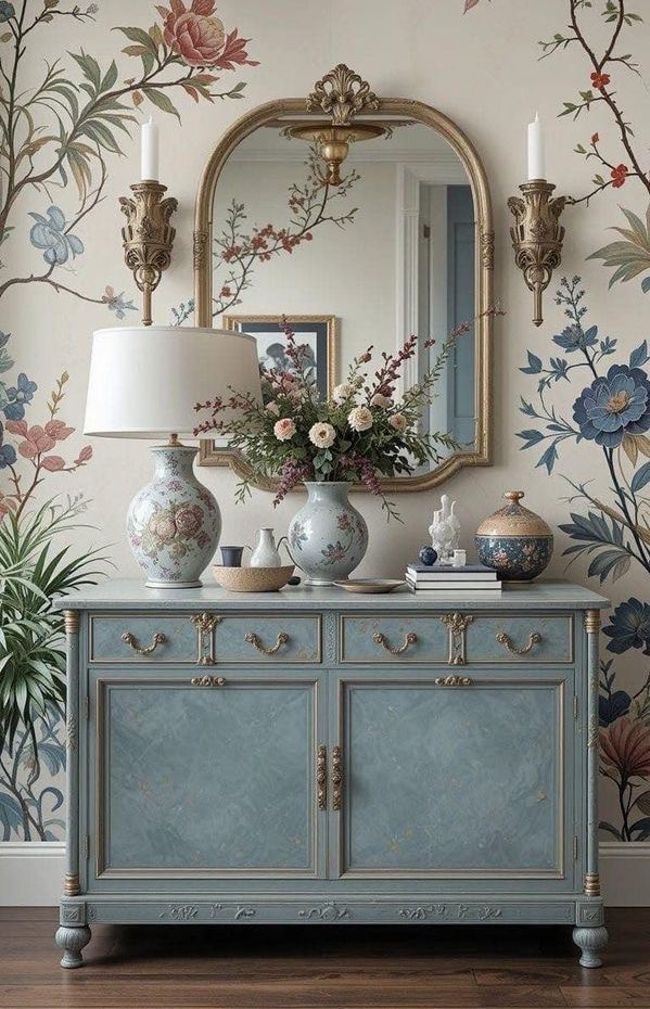 SimraMoiz's tweet image. If nostalgia had a fragrance, it would smell like this. 
#interiordecor #floralwall