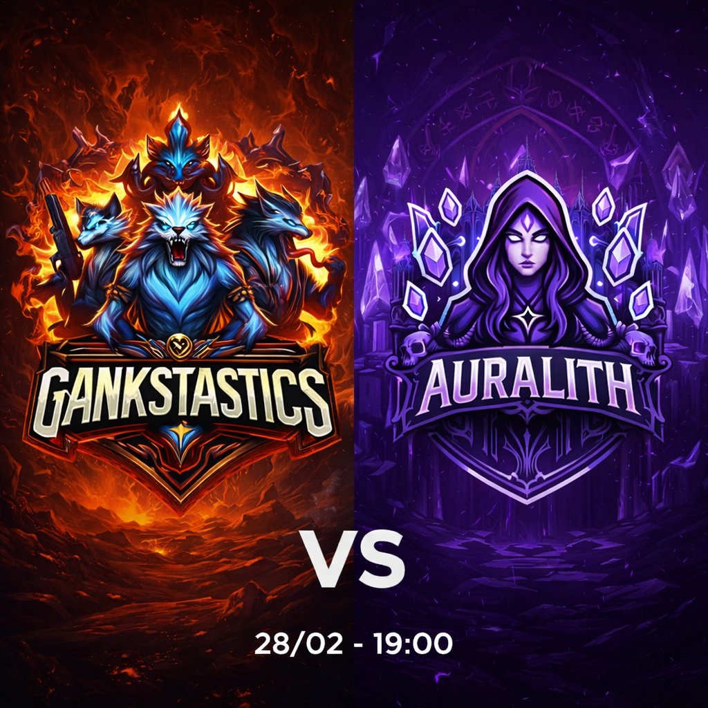 Hoy jugamos la penúltima jornada VS los chicos de GANKSTASTIKS
<a href="/CoC_lolesp/">Clash Of Conferences</a>
Hora: 19:00 
Canal: twitch.tv/dairysun 
Vamos con todo! 💪🏻