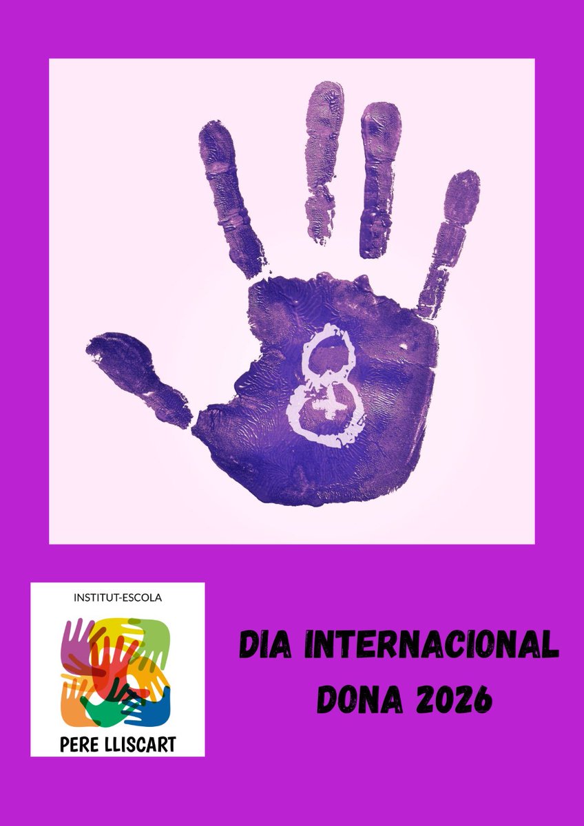 lliscart's tweet photo. 📌La setmana vinent a l'IE Pere Lliscart farem un seguit d'activitats per a treballar i commemorar el Dia Internacional de la Dona (8 març) on participarà tot l'alumnat del centre.

#ieperelliscart #curs2025i26 #SomLliscart #DiaDona26 https://t.co/X486uBSgP4
