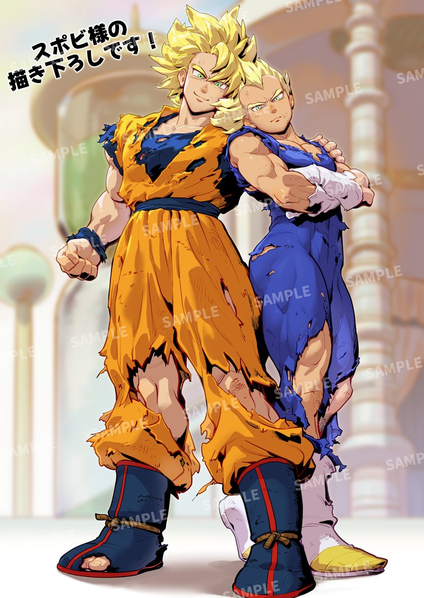 #カカベジプチ
メインビジュアルを公開します✨
ずっとライバル🧡💙なカカベジをスポビ様に描いていただきました🌟
当日はこちらのポスターを目印にプチ本部へお越しください！