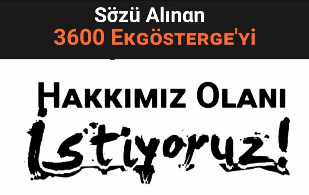 KamuSefleriD_G's tweet photo. Yönetici #TümKamuŞefleri 3600 ek göstergede unutulmayı hak etmedi! Kamu vicdanını yaralayan, ünvanlar arasında ayrımcılığa neden olan 3600 ek gösterge kapsamının genişletileceği  sözü verilmesine rağmen neden hala beklenmektedir?Beklemeye gücümüz kalmadı! @RTErdogan @isikhanvedat https://t.co/6EHU0i4ZwP