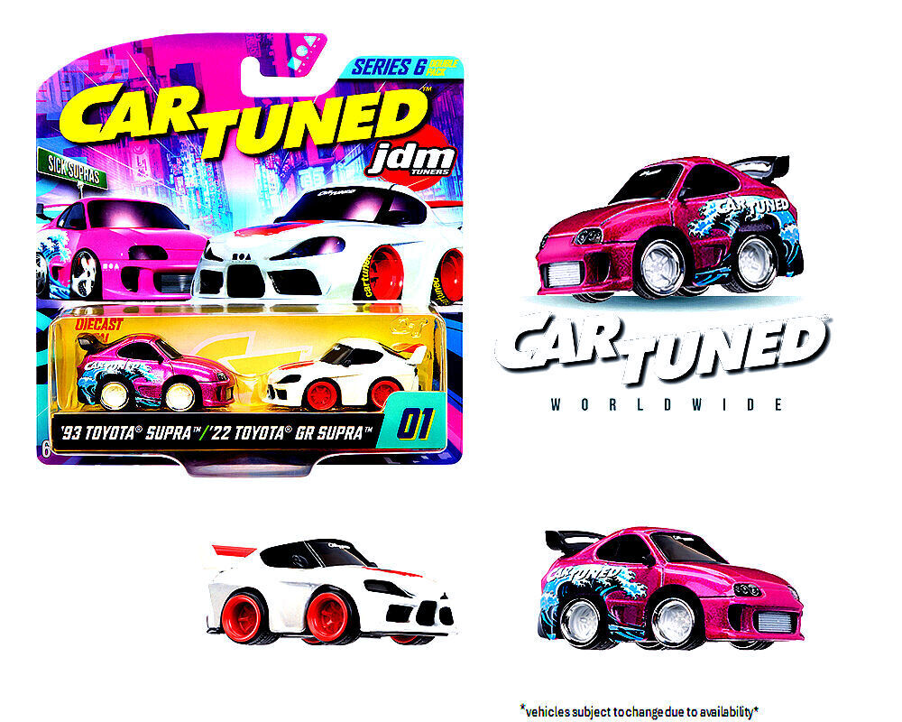 dezou1's tweet image. MGA CarTuned DoublePack Series 6 '93 Toyota Supra &amp;amp; '22 Toyota GR Supra (Sick Supras) 🤩👍 #MGA