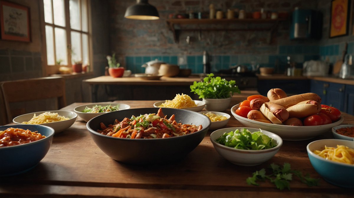 K_AI_Music's tweet photo. AI Generated Homemade Feast Table – Rustic Kitchen with Abundant Food Spread

🧁 Discover more sweet &amp; savory inspiration on Pinterest: https://t.co/wdBrYroZBC

#HomemadeFeast #AIArt #HomeCooking #FoodPhotography #RusticKitchen #FamilyDinner #DigitalArt #ComfortFood #KAIMusicACK https://t.co/myWpWlokDw