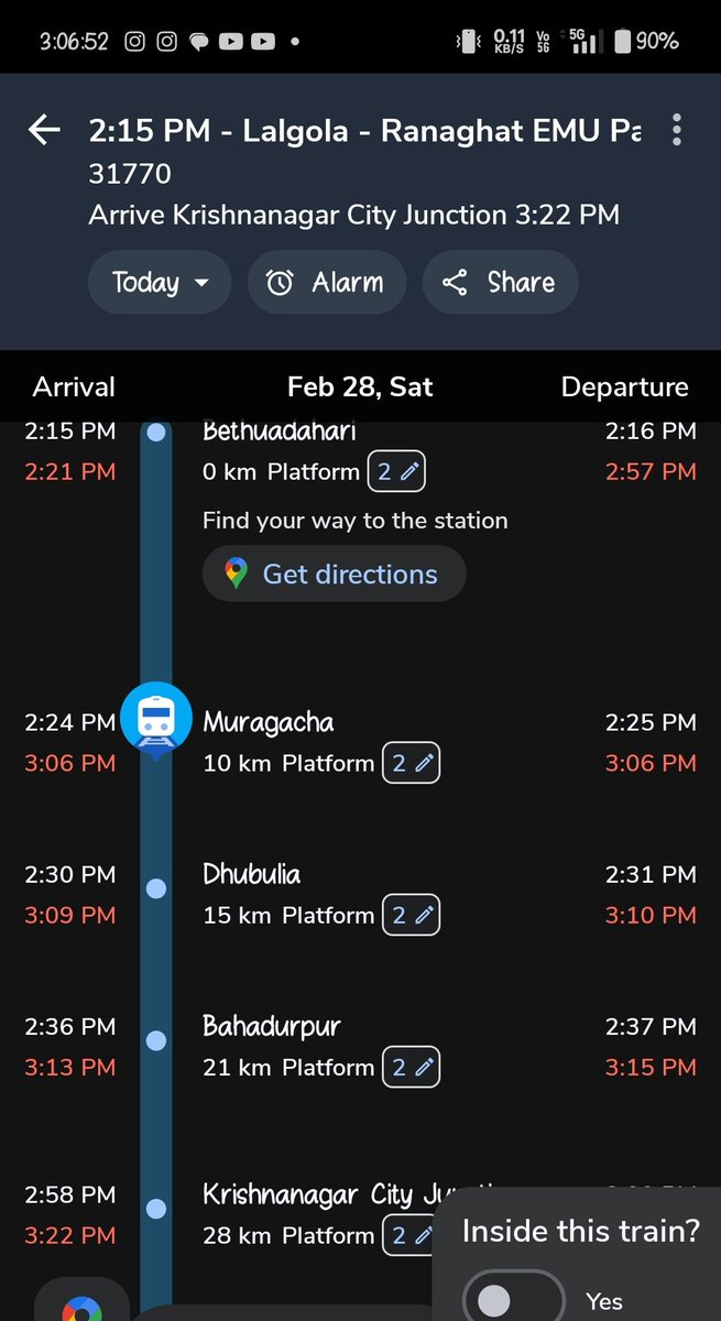 Tuhin_chat_11's tweet photo. Due to engine failure of UP Kolkata - Sairang express, my local train got delayed and I missed my connecting train from Krishnanagar City jn (knj), and my plan got cancelled. Now I'm requesting for refund of the ticket, booked on RailOne @RailMinIndia @IRCTCofficial @RailwaySeva https://t.co/4p8kByGx5n