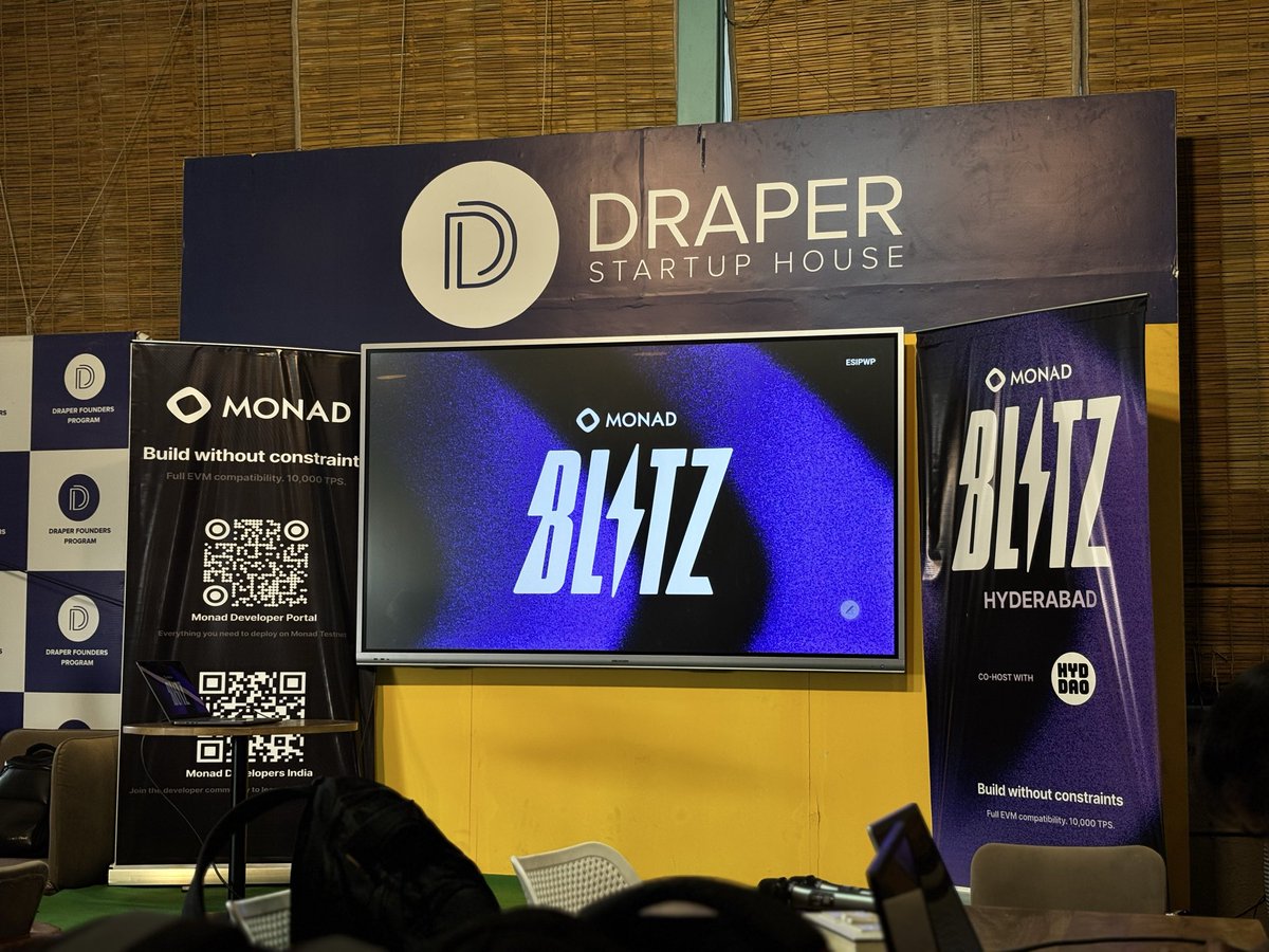 VISHNU_POLLA's tweet photo. Hackathons start with 100 ideas.
Maybe 20 actually ship.
What if we changed that?
#MonadBlitz.
An on-chain protocol where developers stake MON against their deadlines.
Miss it?
No trust.
Pure on-chain accountability.
Letโs make shipping competitive. ๐ฅ
#MonadBlitz #MonadTestnet https://t.co/GPdRSWTPls