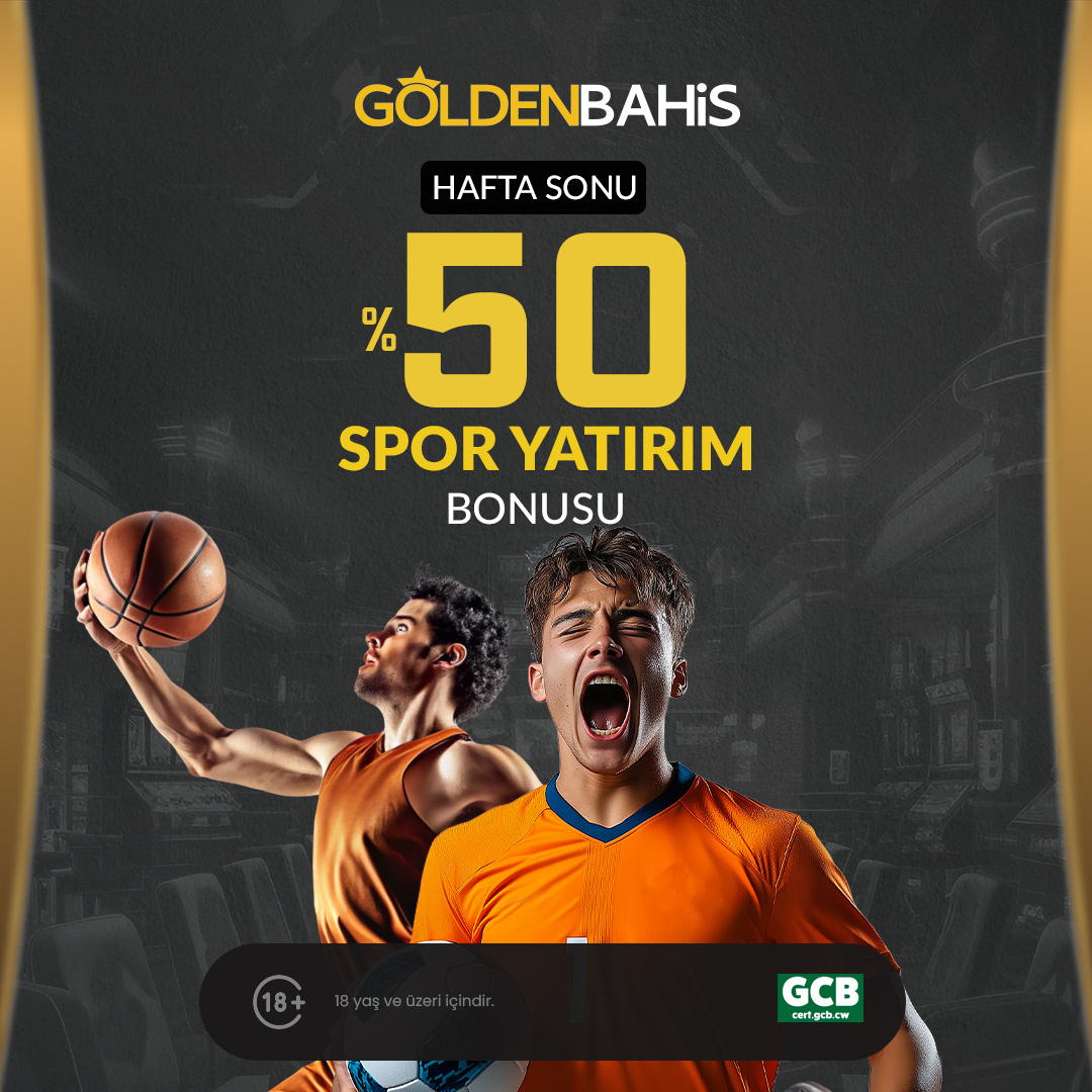 Sporun tadını doruklara çıkaran fırsat! 🌟
GOLDENBAHİS Giriş: t2m.io/TWGL

Hafta sonunda %50 oranındaki ayrıcalıklı seçenek seninle 🎉
Kampanyadan yararlan, iddianı ortaya koy! 💪

#Goldenbahis #HaftaSonu #Spor
