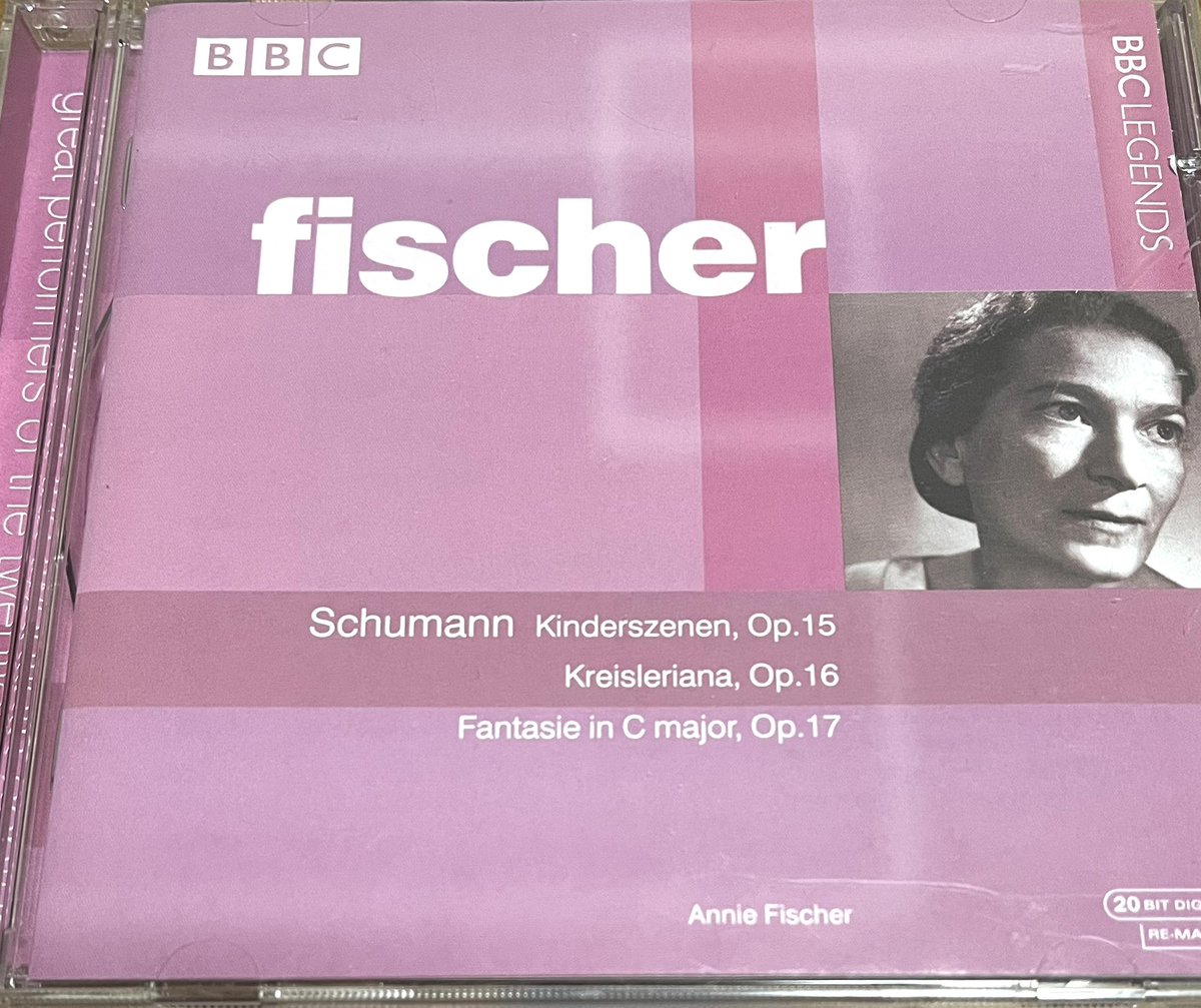 morez_legato5's tweet image. アニー・フィッシャー
シューマン

温もり感じる演奏。音楽の骨格がしっかりしているので、目まぐるしく変化していくシューマンはぴったりではないでしょうか！特に幻想曲が素晴らしいですね。