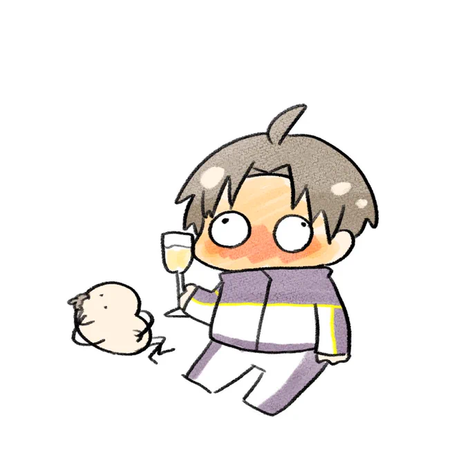 長谷部ってワイン飲めなそう、の絵