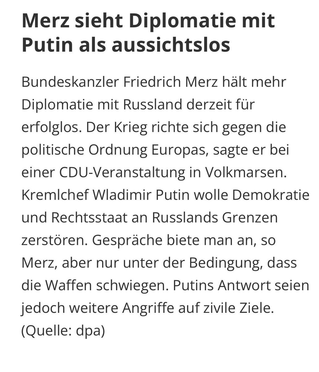 Sie wollen den Krieg. Aber das Volk ist blind. Wo ist die nächste Soap