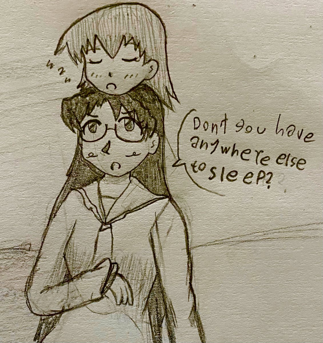 Feeling snoozy...  ( ´_｀)