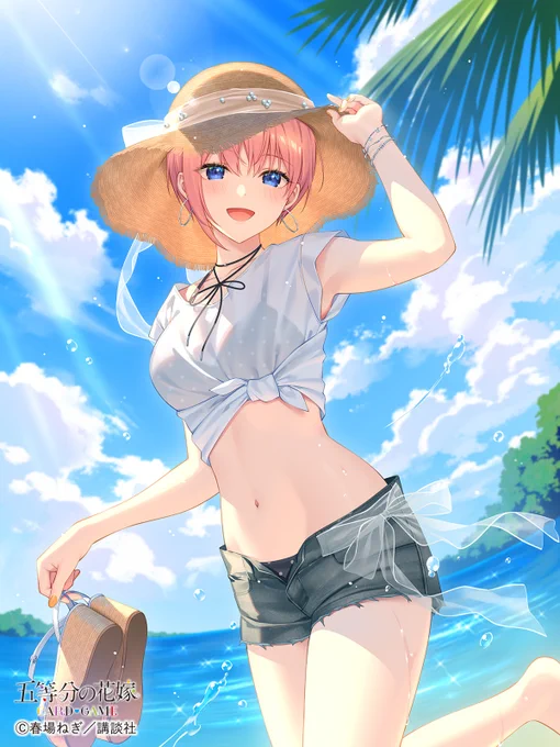【お仕事告知】 「五等分の花嫁 カードゲームvol.5」にて中野一花さんを描かせていただきました!よろしくお願いします! #ごとカド #五等分の花嫁